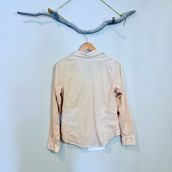 Patagonia Orange Striped Snap Front Shirt - Picture 3 of 9